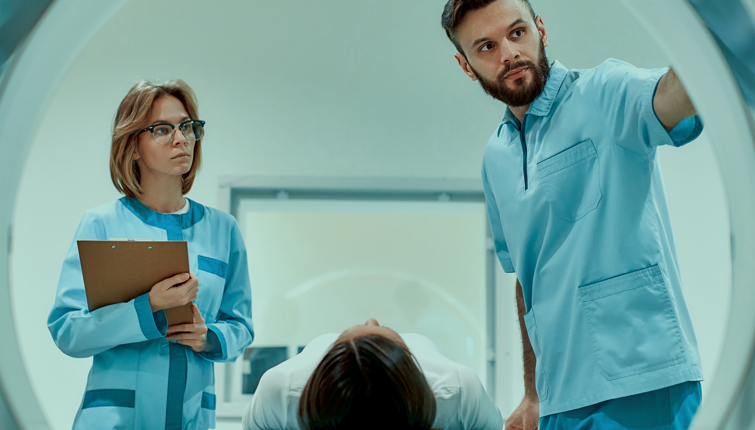 Radiology technicians